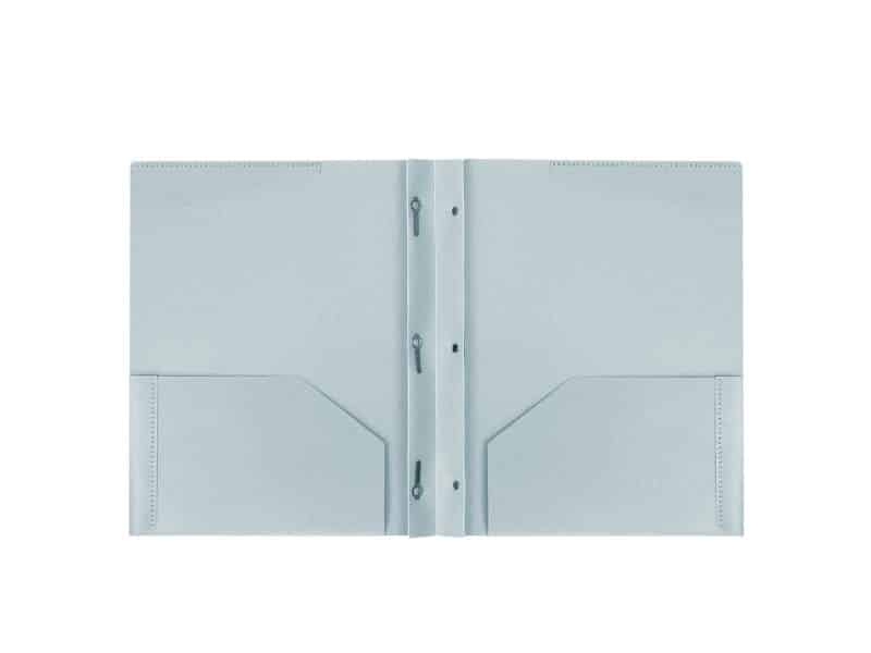 portfolio attaches et pochettes plastique biodégradable bleu