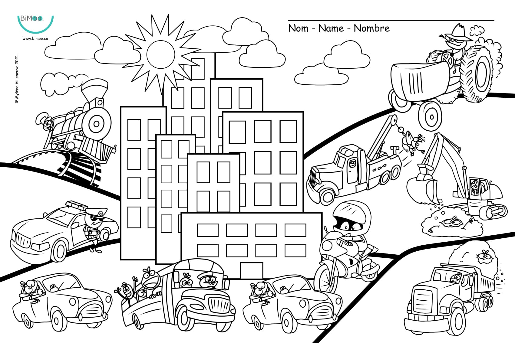 Bimoo napperon transport 12 x 18 – Image 3