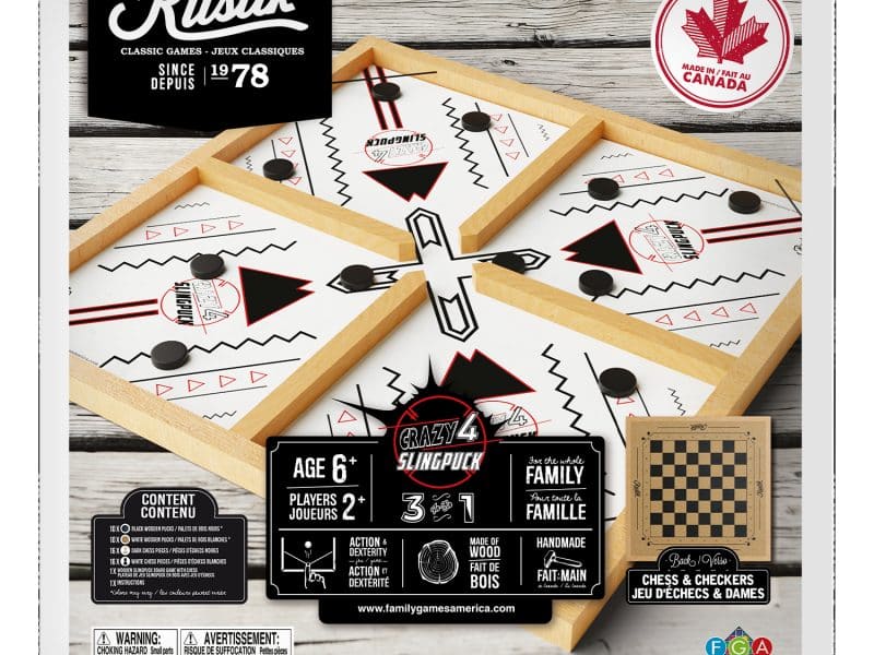 Jeu Rustik sling puck 4 joueurs