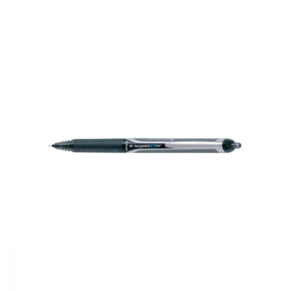 Stylo à bille rétractable Hi-Tecpoint RT 0,7 mm - Noir