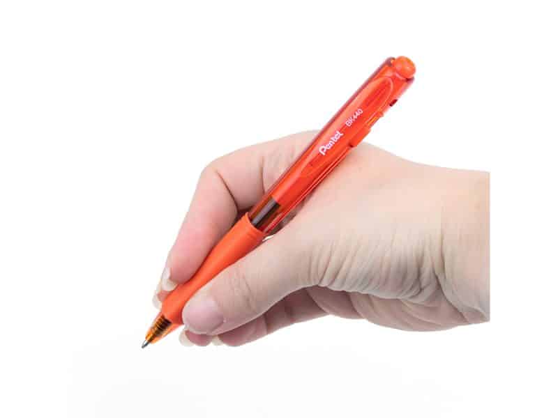 Stylo rétractable Pentel BK440 1.0 - orange