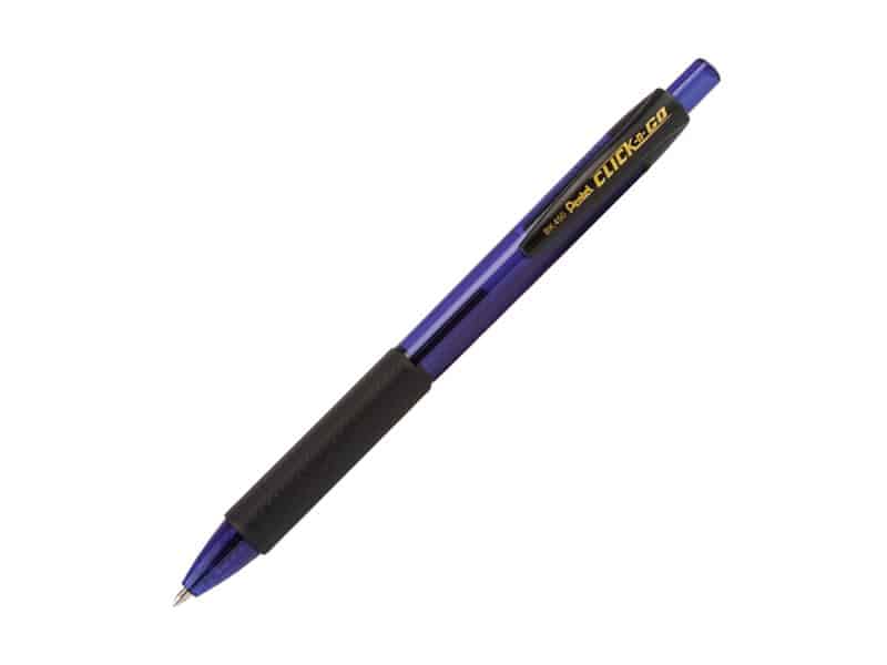 Stylo rétractable Pentel Clic-N-Go 1.0 - bleu