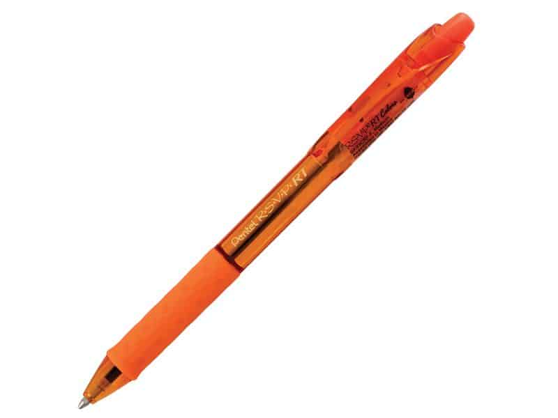 Stylo rétractable Pentel RSVP 1.0  - orange