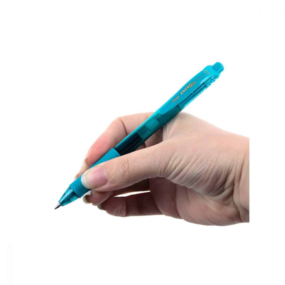 Stylo rétractable Pentel Energel-X 0.7 - turquoise