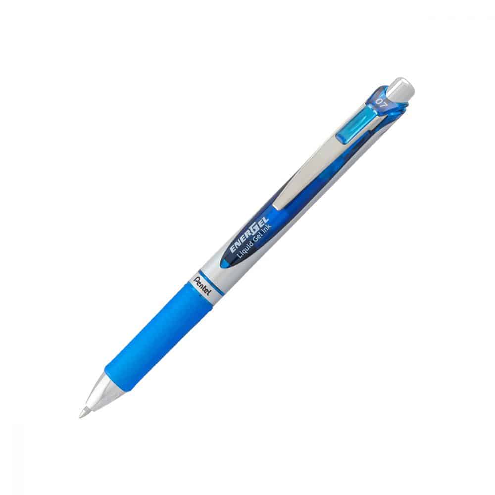 Stylo rétractable Pentel Energel 0.7- bleu