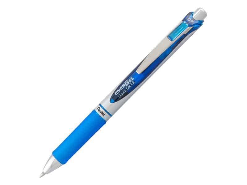 Stylo rétractable Pentel Energel 0.7- bleu