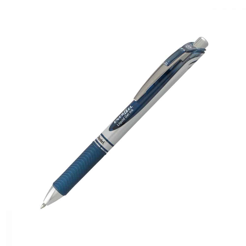 Stylo rétractable Pentel Energel 0.7 - bleu marin