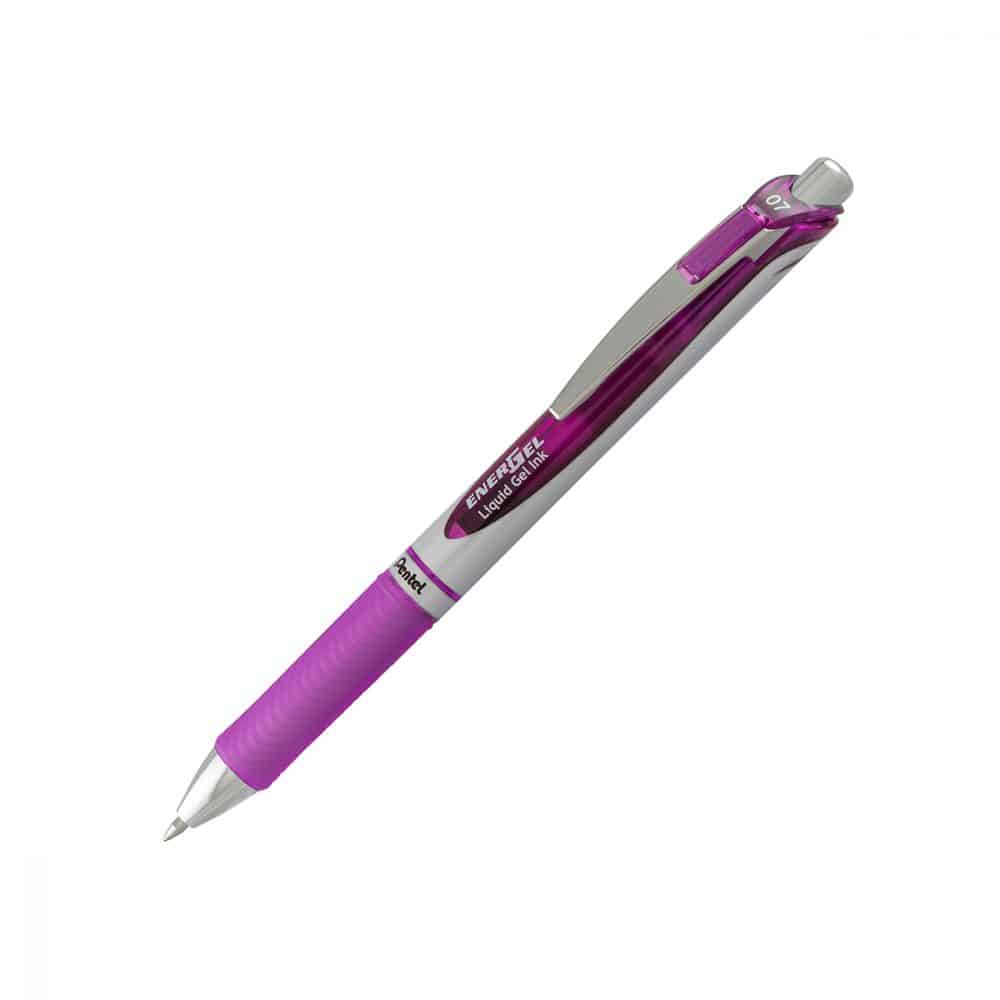 pentel energel rétractable  violet
