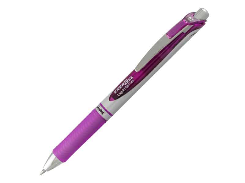pentel energel rétractable  violet