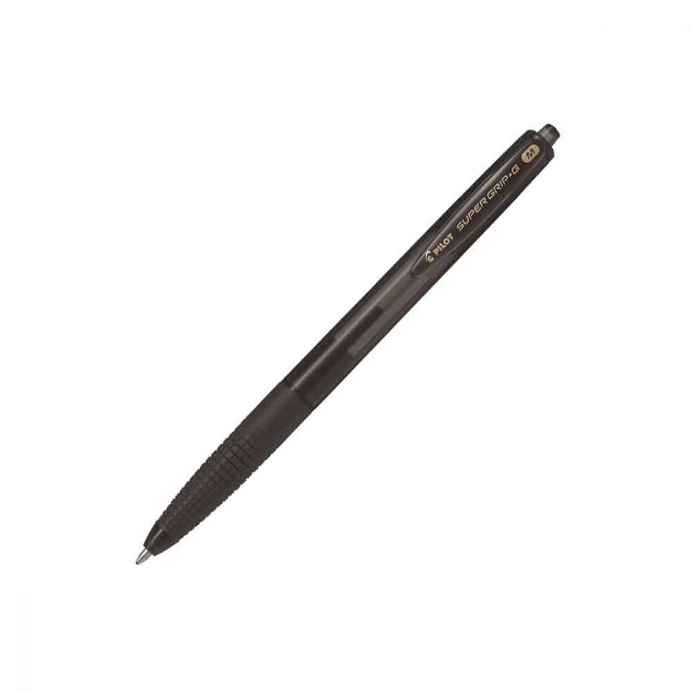 Stylo rétractable Pilot Super Grip G medium - noir