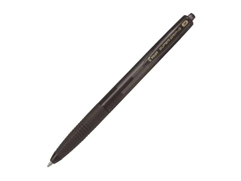 Stylo rétractable Pilot Super Grip G medium - noir