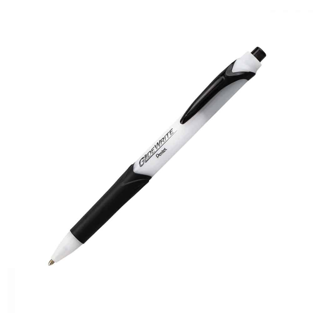 Stylo rétractable Pentel Glide Write 1.0 - noir
