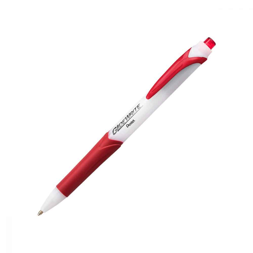 Stylo rétractable Pentel Glide Write 1.0 - rouge