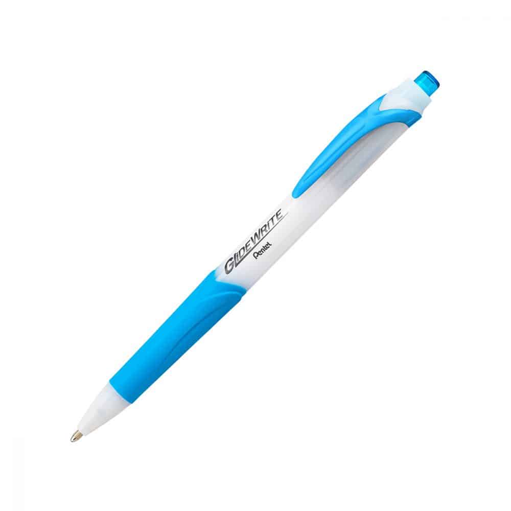 Stylo rétractable Pentel Glide Write 1.0 - turquoise