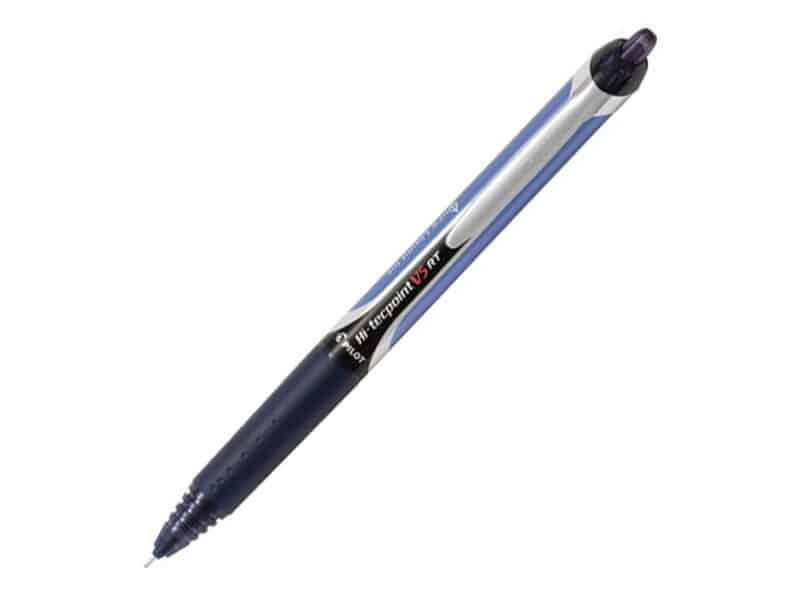 Stylo rétractable Pilot Hi-techpoint 0.5 - bleu marin