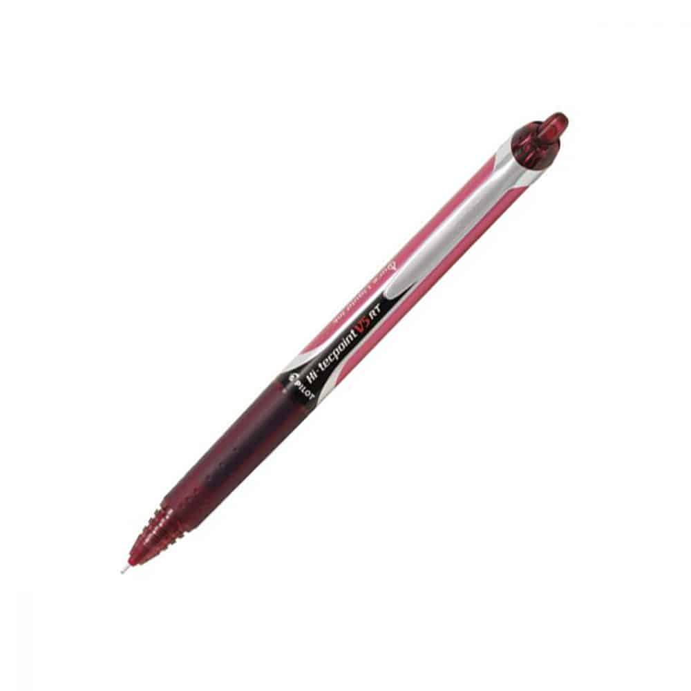 Stylo rétractable Pilot Hi-techpoint 0.5 - bourgogne