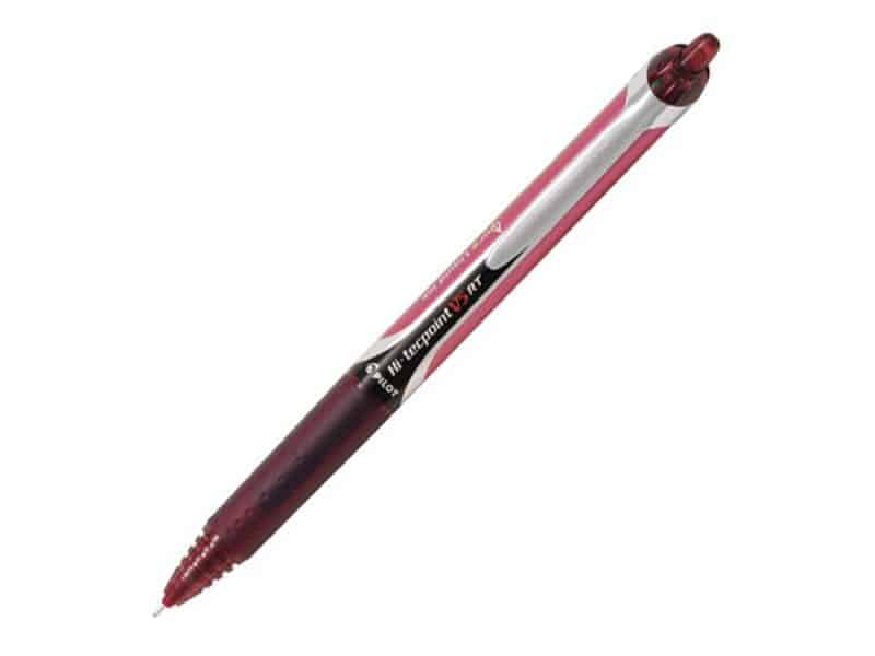 Stylo rétractable Pilot Hi-techpoint 0.5 - bourgogne