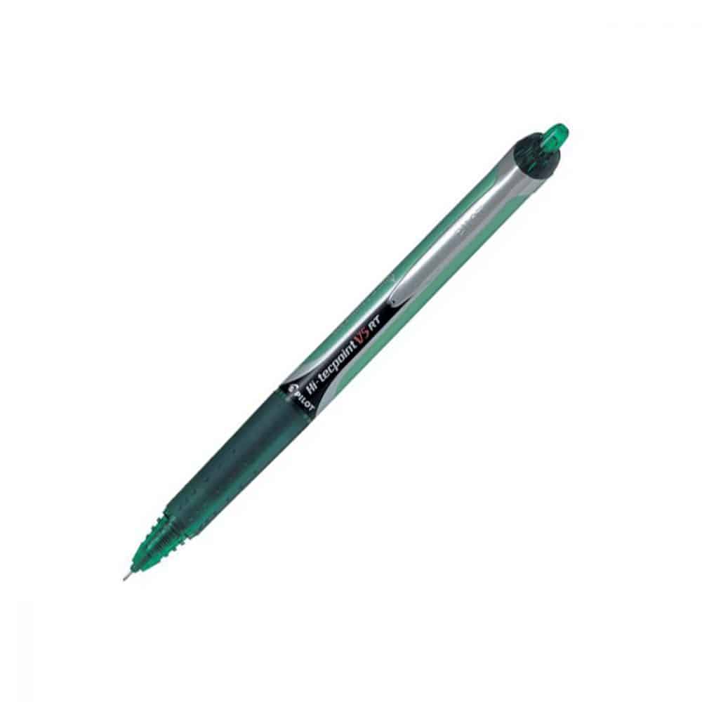 Stylo rétractable Pilot Hi-techpoint 0.5 - vert