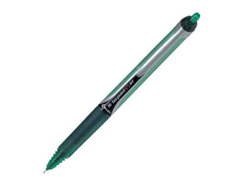 Stylo rétractable Pilot Hi-techpoint 0.5 - vert