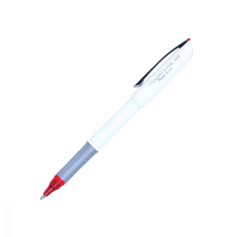 Stylo Pentel Floatune 0.8 base d'eau et d'huile - rouge