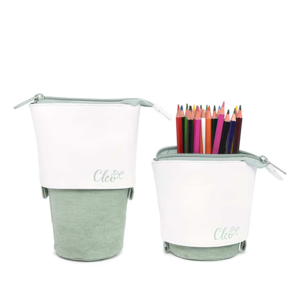 Étui à crayons rétractable Cléo - turquoise
