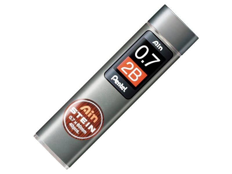 Paquet de 40 mines Pentel Ain Stein 2B 0.7mm
