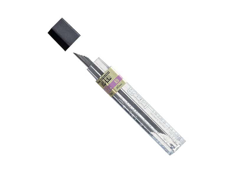 Paquet de 12 mines Pentel B 0.2mm