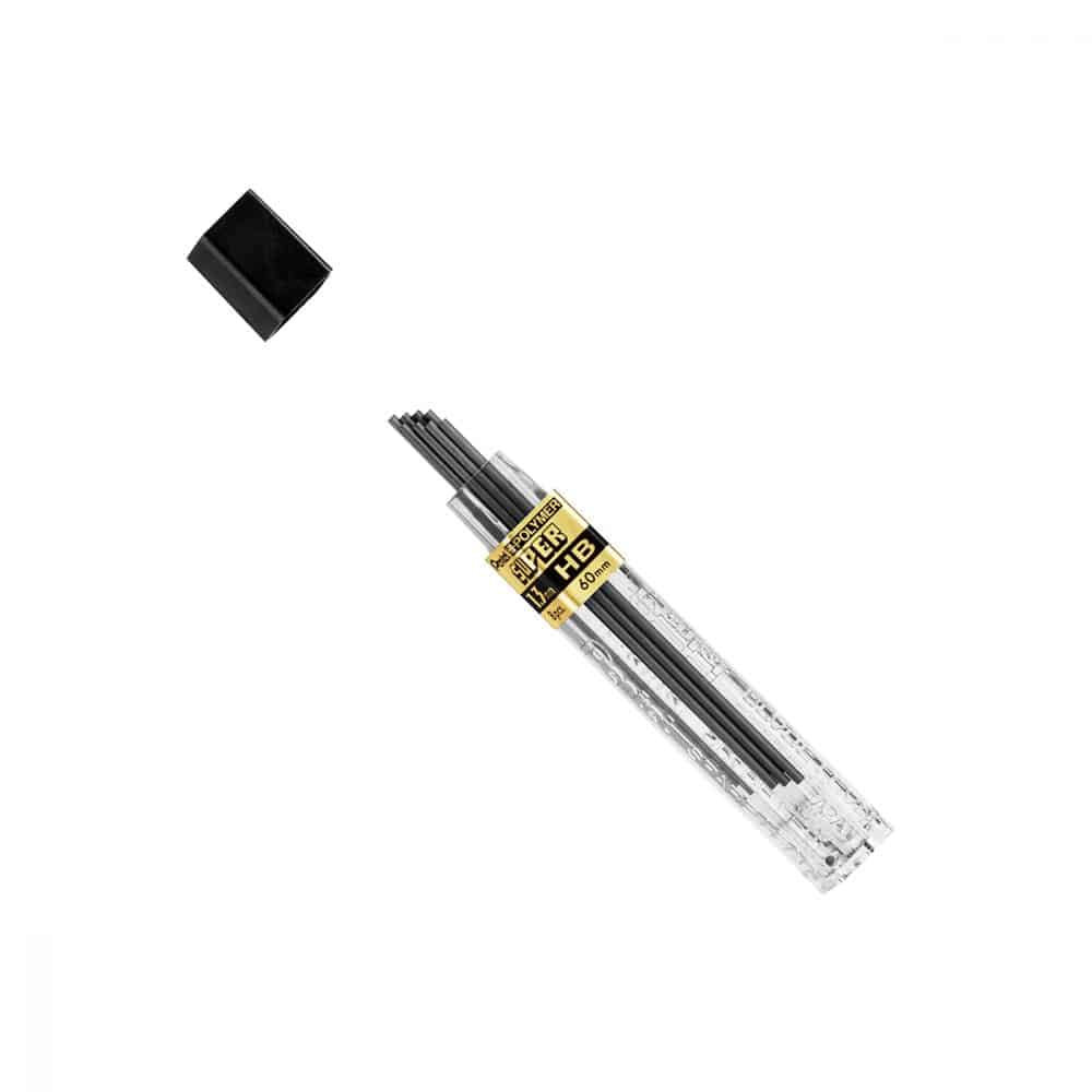 Paquet de 8 mines Pentel HB 1.3mm