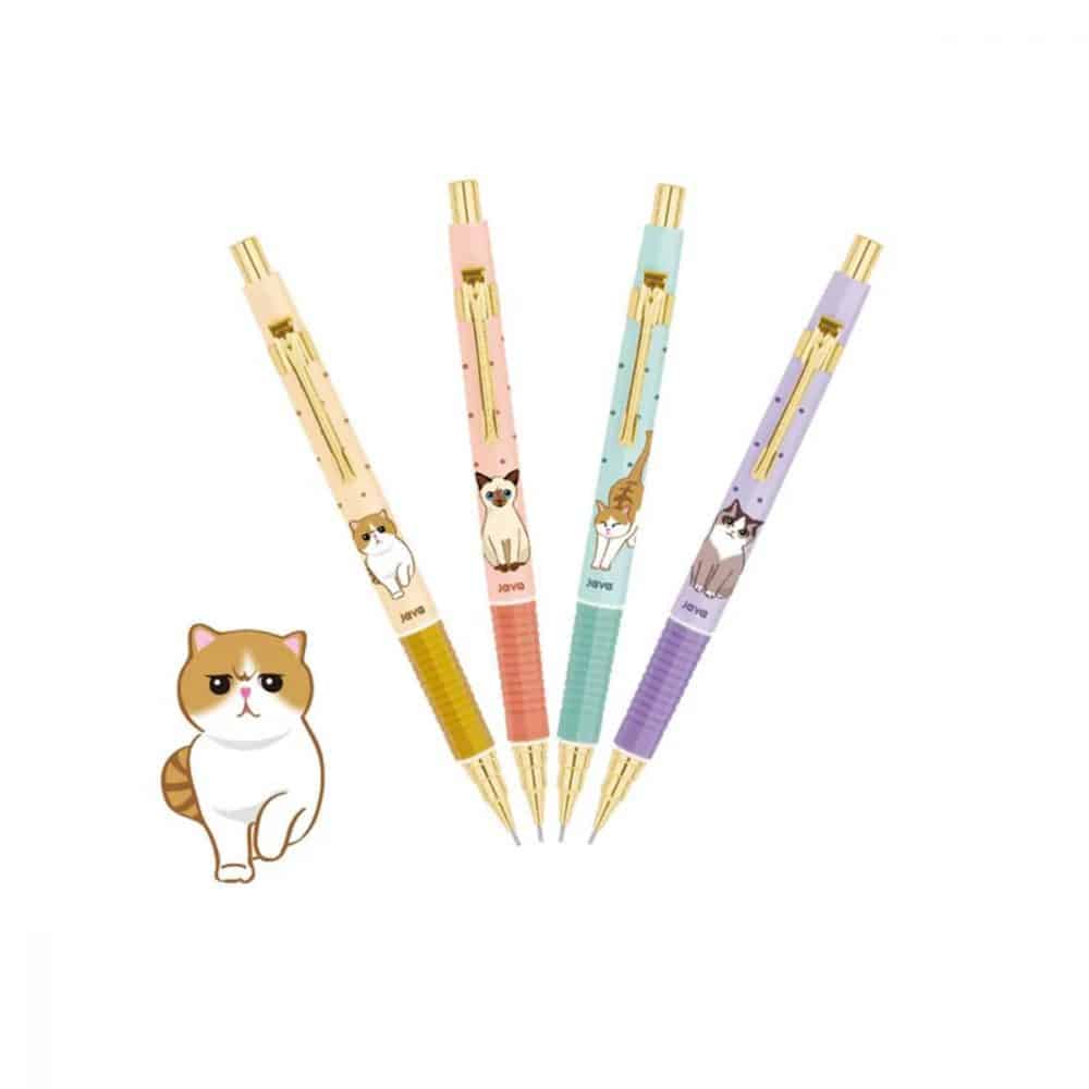 Porte-mines 0.7 Motifs de chats assortis
