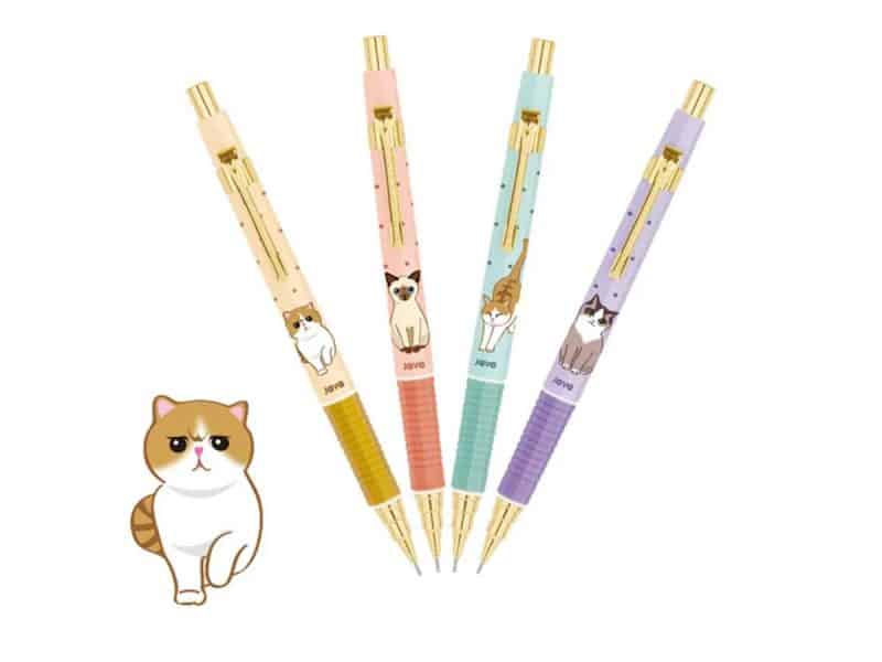Porte-mines 0.7 Motifs de chats assortis