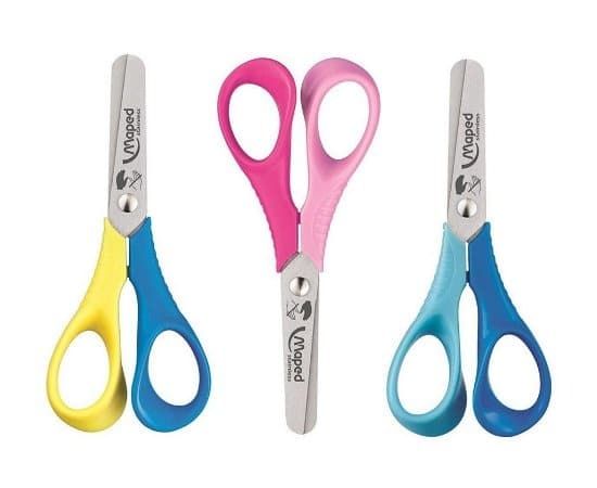 Ciseaux pour gaucher Maped bouts ronds 13cm