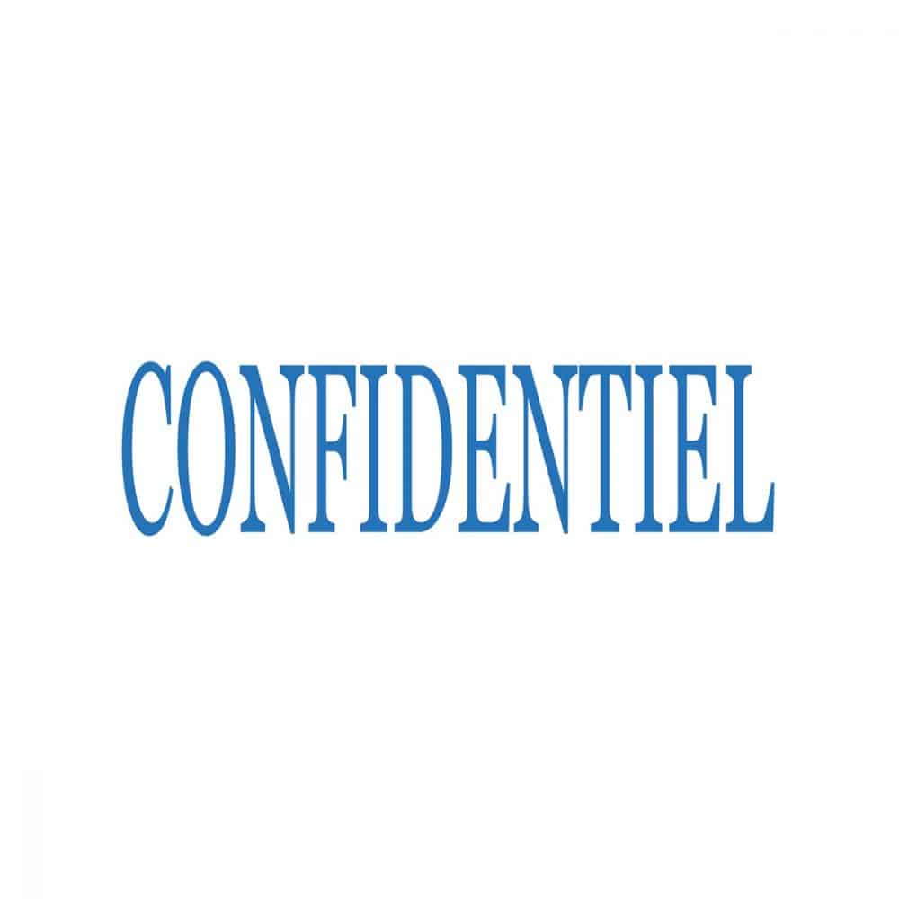 Estampe auto-encreur Original Printy 4911 - CONFIDENTIEL