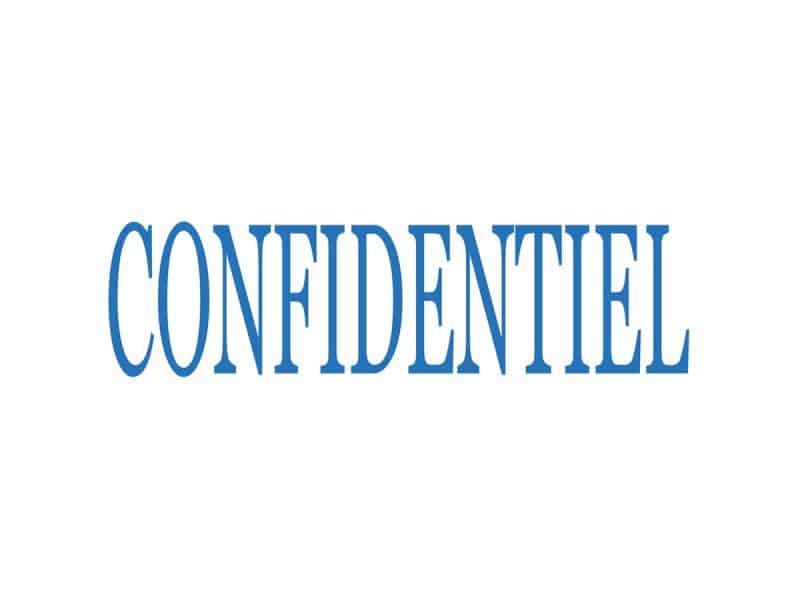 Estampe auto-encreur Original Printy 4911 - CONFIDENTIEL