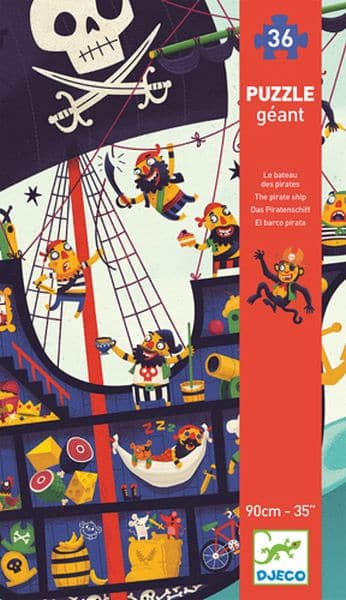 Puzzle geant Bateau de pirates 36 pces