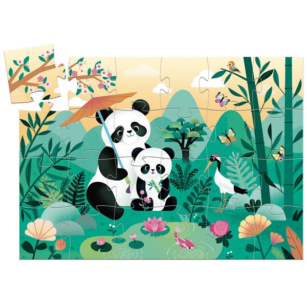 Puzzle silhouette  Leo le panda  24 pces – Image 2