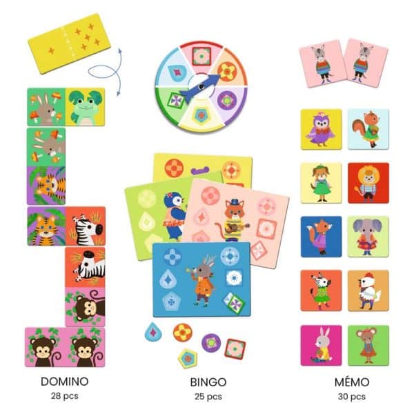 Bingo memo domino les ptits copains – Image 2