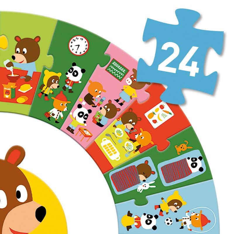 puzzle géant/la journée/24 pcs – Image 3