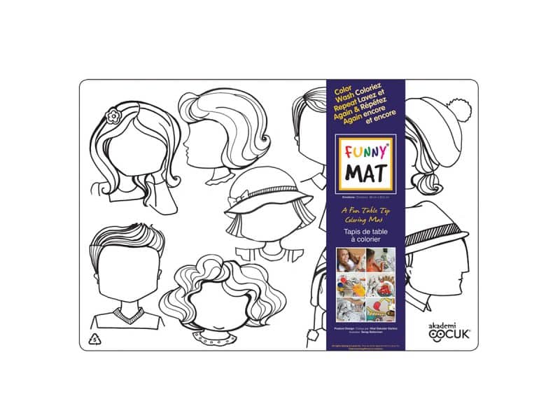 Napperon à colorier - Émotions