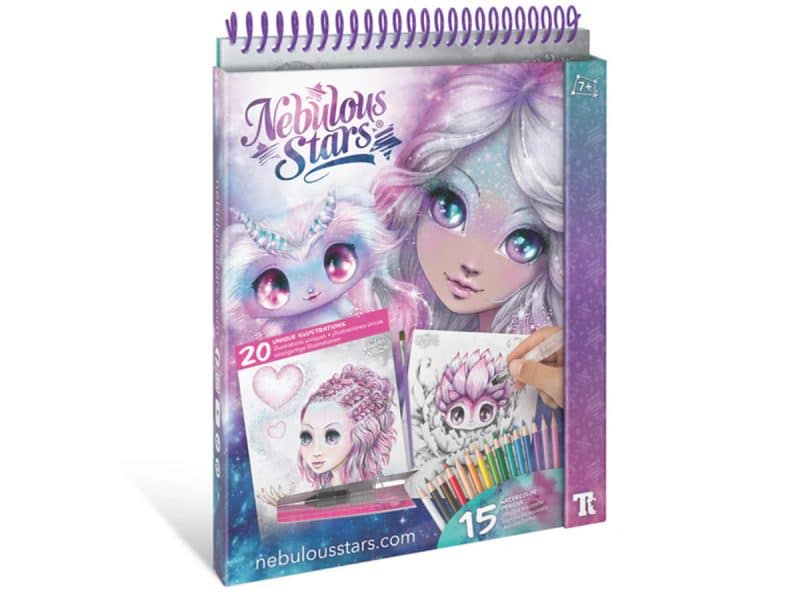 Nebulous Stars livre à colorier à l'aquarelle