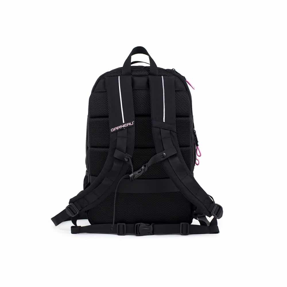 Sac à dos sport Garneau noir et rose – Image 2