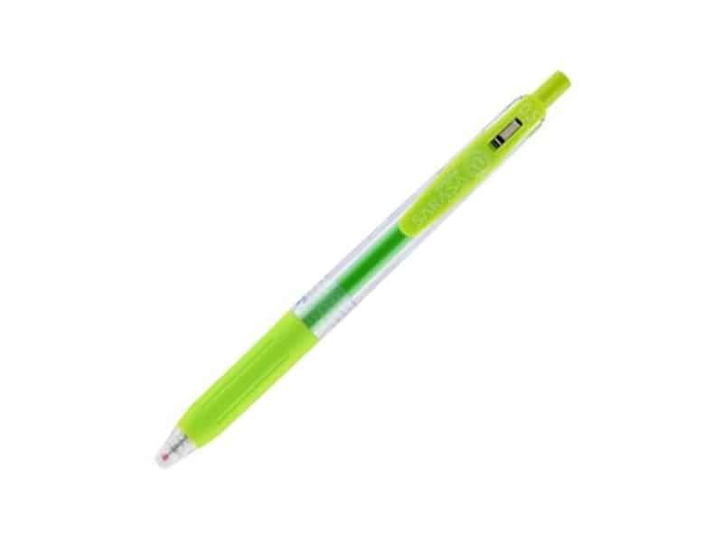 Stylo Sarasa clip gel 0.5 vert pâle