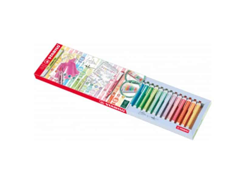 18 surligneurs Stabilo Swing Cool (8 fluos et 10 pastels)