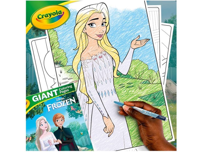 Crayola - Pages géantes à colorier - La Reine des neiges 2