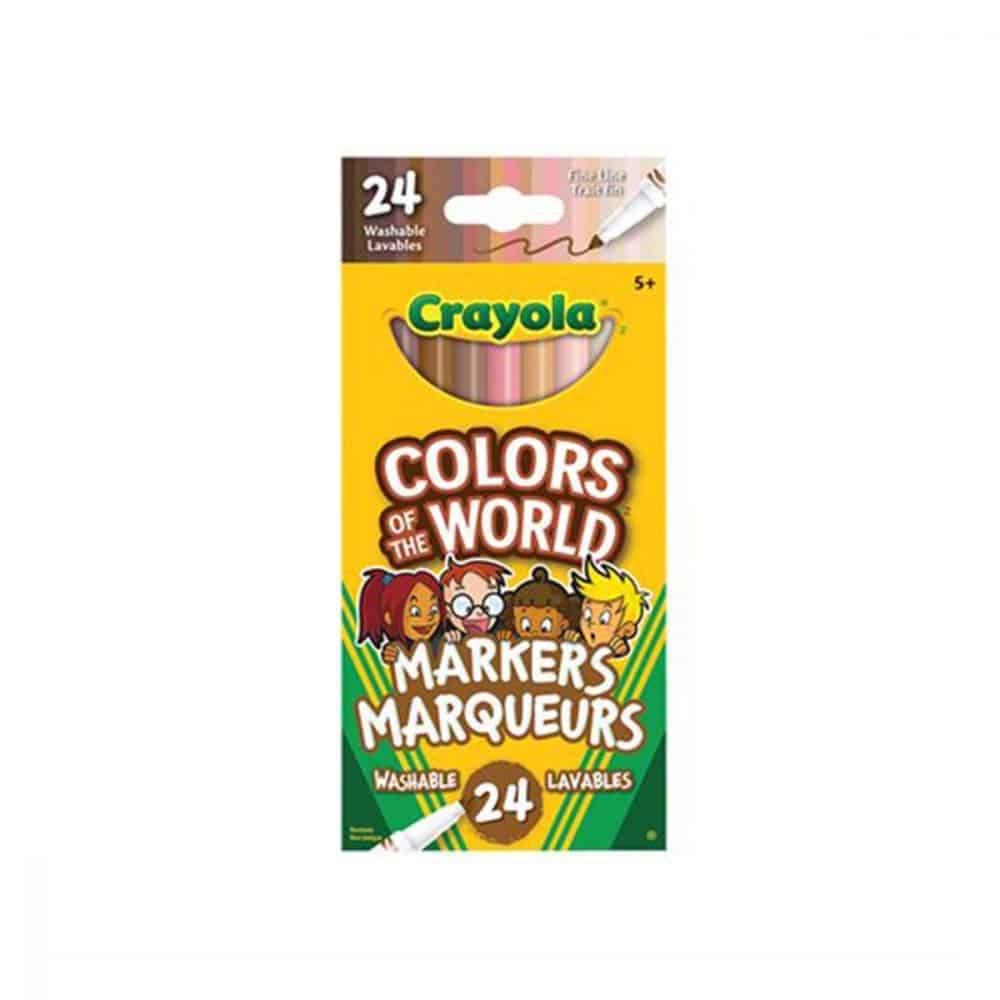 Marqueur à trait fin Crayola Colors of the World