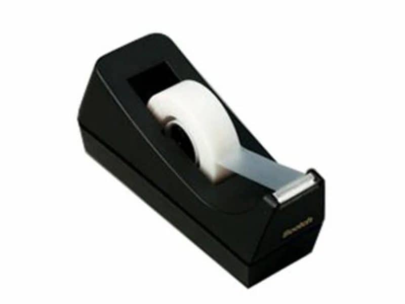 Distributeur de ruban de bureau noir
