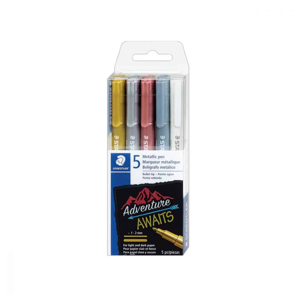 Ensemble de 5 marqueurs métalliques Staedtler