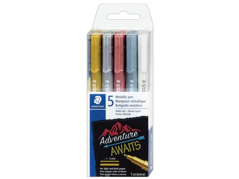 Ensemble de 5 marqueurs métalliques Staedtler