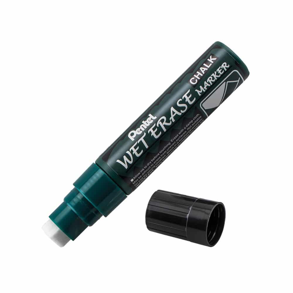 pentel wet erase chalk marker noir