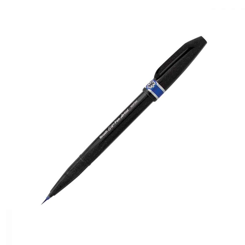 Pentel Sign pen brush - bleu