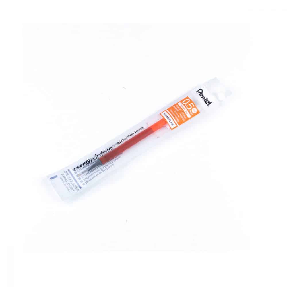 Recharge pour stylo Pentel Energel Infree 0.5 - orange